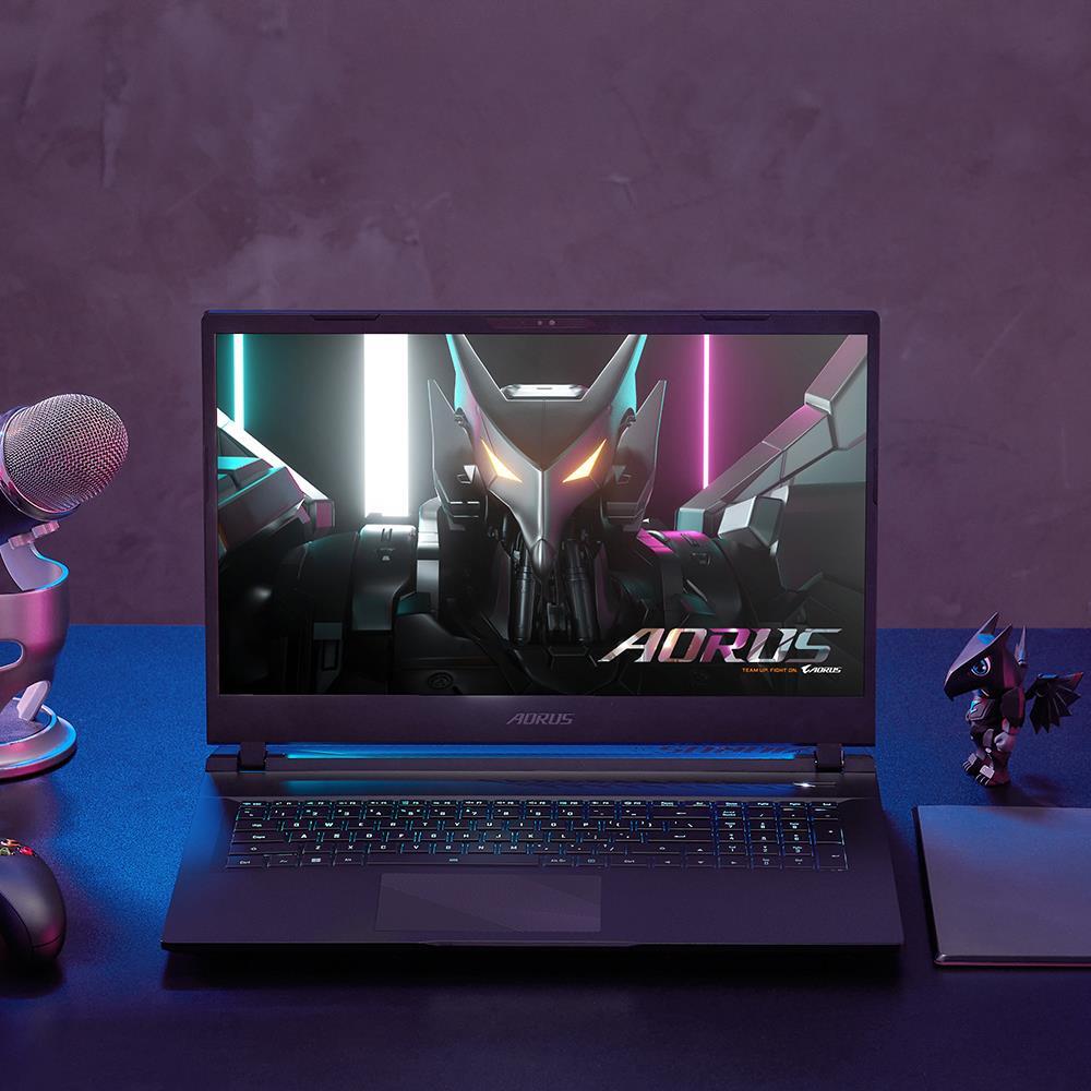 Gigabyte Aorus 17 BKF - 73PH254SH Gaming Laptop (Black) | 17.3" FHD (1920x1080) 300Hz | i7 13700H | 16GB RAM | RTX 4060 | 1TB SSD | Windows 11 Home | Aorus G2 Backpack | Aorus RGB Gaming Mouse Mat | Aorus M4 Gaming Mouse - Nectostry