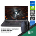 GIGABYTE AORUS 17 XE4 - 73PH514GH Gaming Laptop | 17.3” FHD | i7 - 12700H | 16GB DDR4 | 1TB SSD | RTX™ 3070 Ti | WIN11 | GIGABYTE AORUS G2 Backpack (Black) - Nectostry