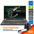 GIGABYTE AORUS 17G YD - 73S1345GH 300HZ GAMING LAPTOP (BLACK) | 17.3" FHD | i7 - 11800h | 32 GB DDR4 | 512GB SSD | RTX 3080 | WIN10 + GIGABYTE AORUS G2 BACKPACK (BLACK) + KINGSTON NV1 NVME PCIE M.2 500GB SSD (SNVS/500G) UPGRADE - Nectostry