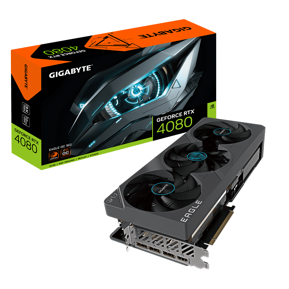 Gigabyte Geforce RTX 4080 Eagle OC 16GB GDDR6X Graphics Card - Nectostry