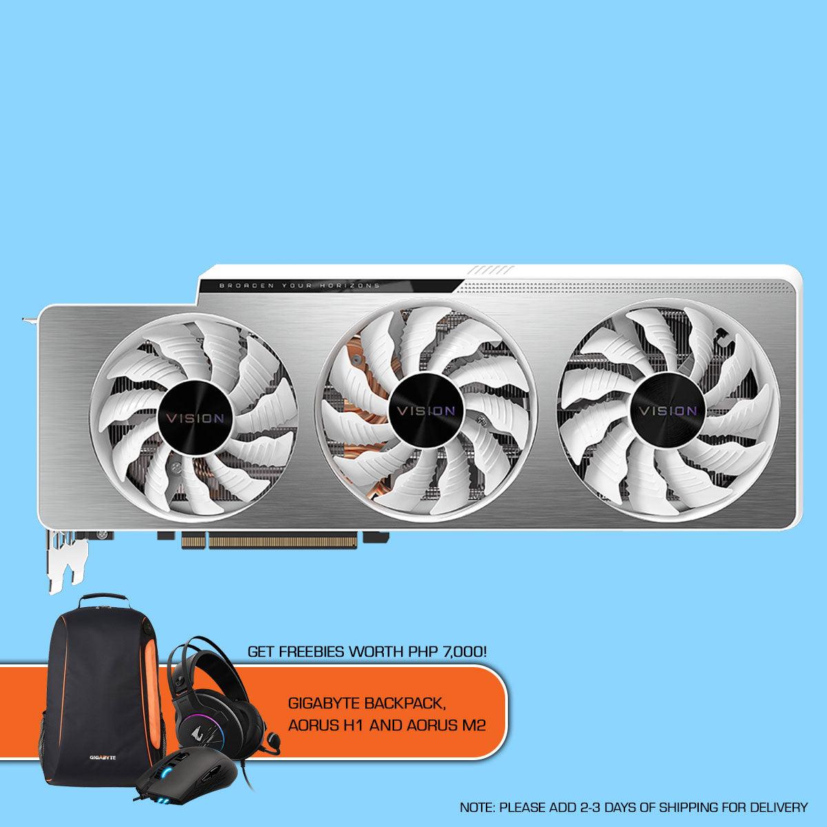 Gigabyte RTX 3080TI Vision OC 12G + Gigabyte Backpack + Aorus H1 + Aorus M2 - Nectostry