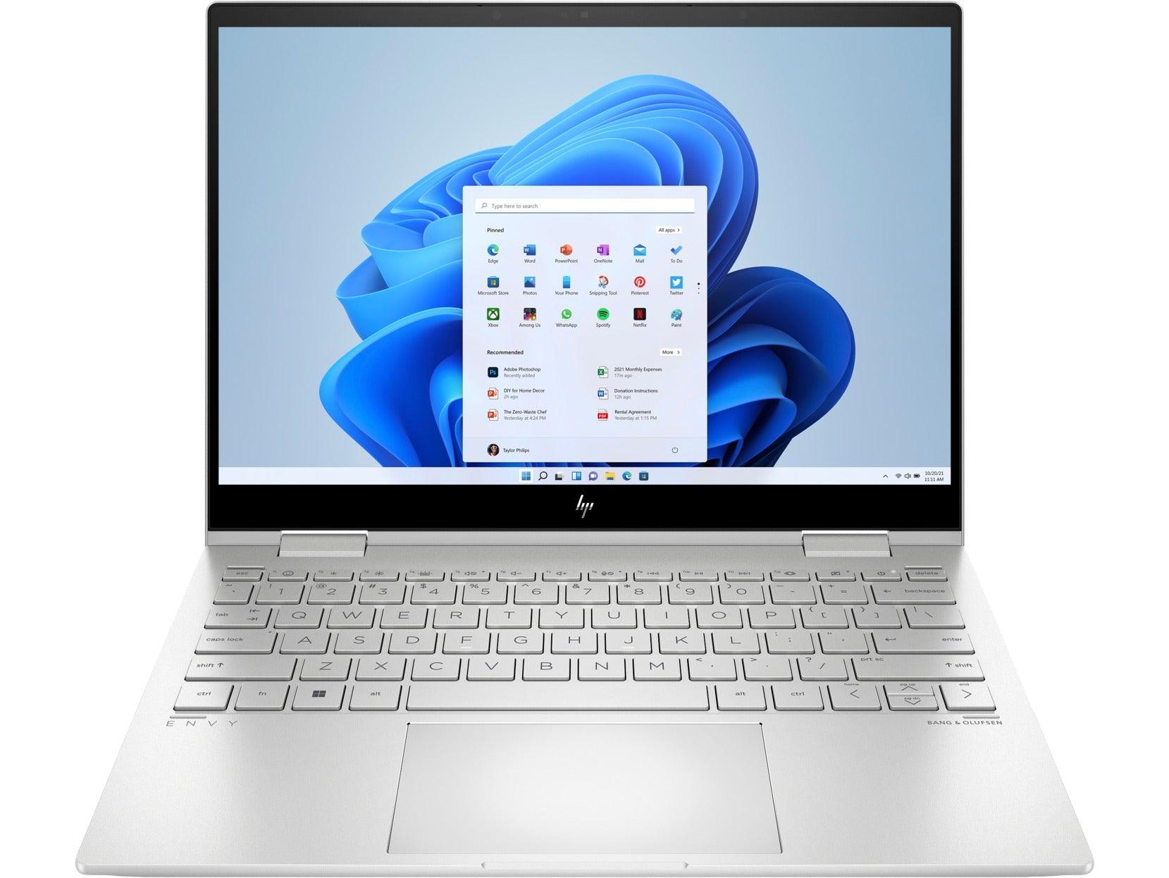 HP ENVY X360 13 - BF0044TU 2 - IN - 1 LAPTOP (NATURAL SILVER) | 13.3" 2.8k OLED | i7 - 1250U | 16GB RAM DDR4 | 1TB SSD | Iris Xe Graphics | Windows 11 |MS Office H&S 2021 | HP Prelude 15.6" Topload Bag - Nectostry