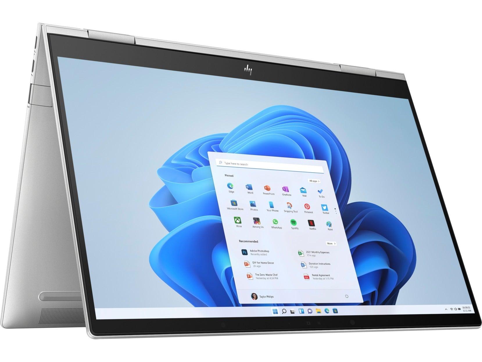 HP Envy X360 13 - BF0046TU 2 - IN - 1 Laptop (Natural Silver) | 13.3” | i7 - 1250U | 16 GB DDR4 | 512 GB SSD | Iris® Xe Graphics | Windows 11 | MS Office H&S 2021 | Stylus Pen | HP Prelude 15.6” Topload Bag - Nectostry