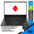 HP Omen 16 - K0051TX Gaming Laptop (Shadow Black) | 16.1" FHD | i5 - 12500H | 16GB RAM | 512GB SSD | RTX 3060 | Windows 11 Home | MS Office Home & Student 2021 | HP Omen Transceptor 15” Backpack (Black) - Nectostry