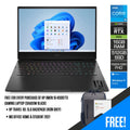 HP Omen 16 - K0097TX Gaming Laptop (Shadow Black) | 16.1" FHD IPS (1920 x 1080) | i5 - 12500H | 16GB RAM | 512GB SSD | RTX™ 3060 | Windows 11 | MS Office Home & Student 2021 | HP Travel 18L 15.6 Backpack (Iron Grey) - Nectostry