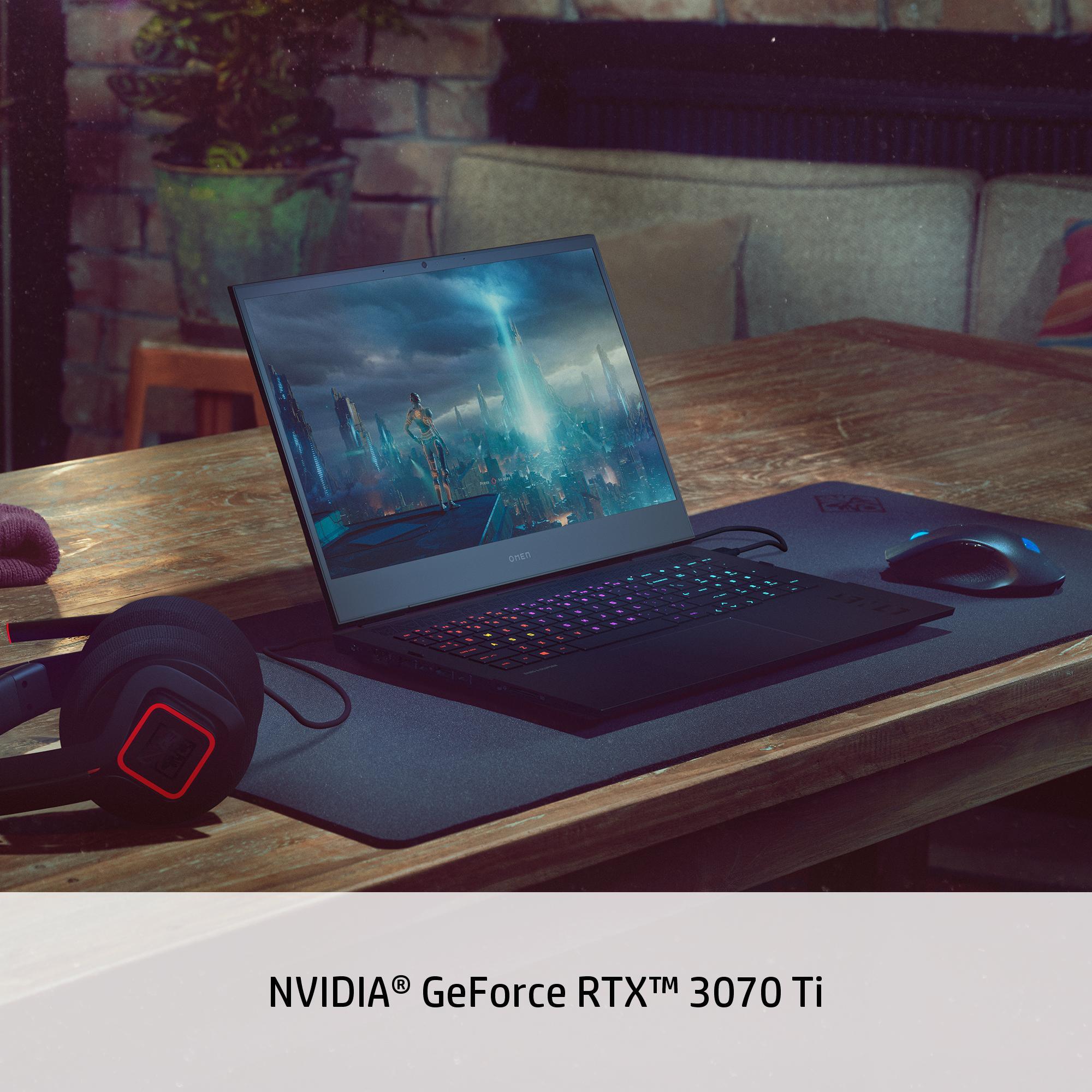 HP OMEN 16 - K0098TX 165HZ Gaming Laptop (Shadow Black) | 16.1" QHD IPS | i7 - 12700H | 16GB DDR5 | 1TB SSD | RTX 3070Ti | Windows 11 Home + MS Office Home & Student 2021 + HP Travel 18L 15.6" Backpack (Iron Grey) - Nectostry