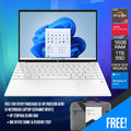 HP Pavilion Aero 13 - BE2090AU Laptop (Ceramic White) | 13.3" WQXGA (2560X1600) | RYZEN 7 7735U | 16GB RAM | 1TB SSD | AMD Radeon Graphics | Windows 11 Home | MS Office Home & Student 2021 | HP 2Z8P4AA Sling Bag - Nectostry