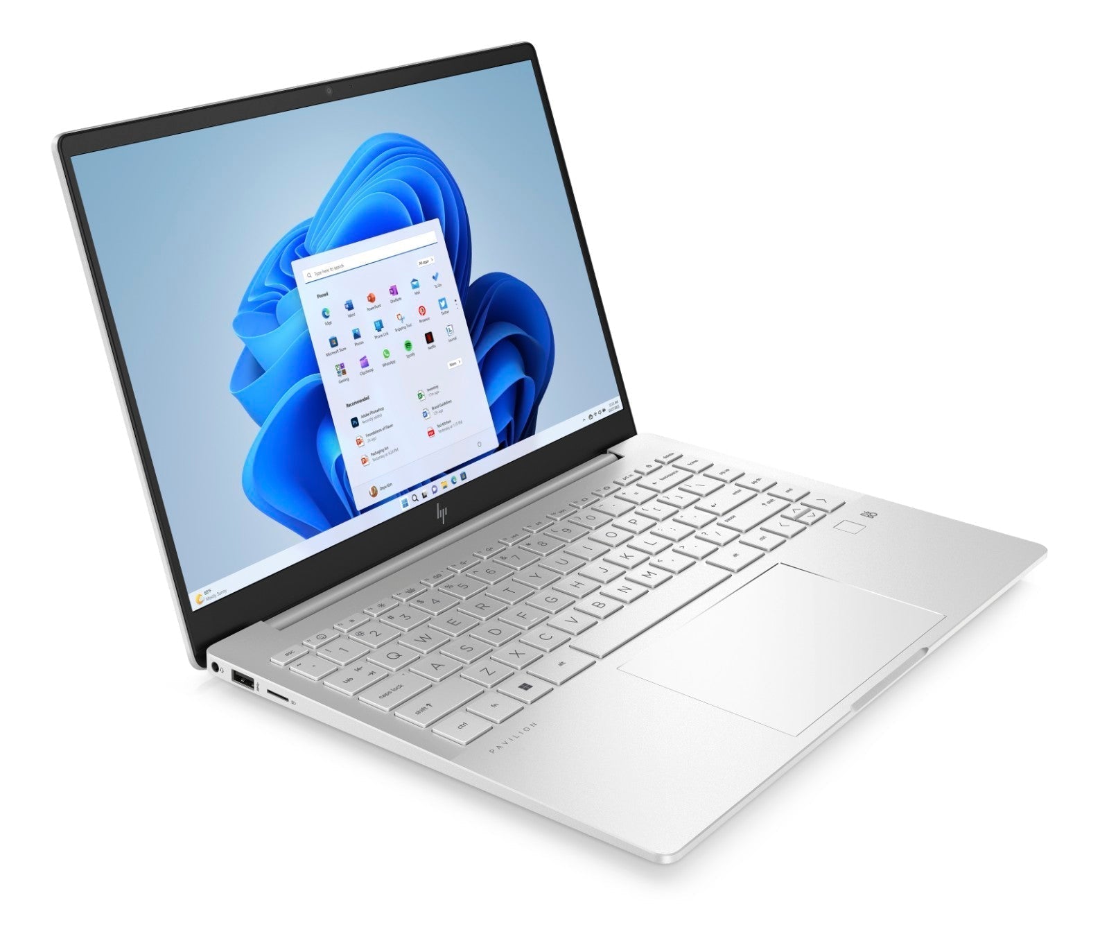 HP Pavilion Plus 14 - EH1011TX Laptop (Natural Silver) | 14” OLED (2880x1800) | i7 - 1335U | 16GB RAM | 512GB SSD | RTX 2050 | Windows 11 Home | MS Office Home & Student 2021 | HP 2Z8P4AA Sling Bag - Nectostry