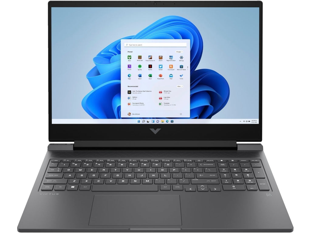 HP Victus 16 - S0057AX Gaming Laptop (Mica Silver) | 16.1” FHD (1920x1080) 144Hz | Ryzen 5 7640HS | 16GB RAM | 512 GB SSD | RTX™ 4050 | Windows 11 Home | MS Office Home & Student 2021 | HP 2Z8P4AA Sling Bag - Nectostry