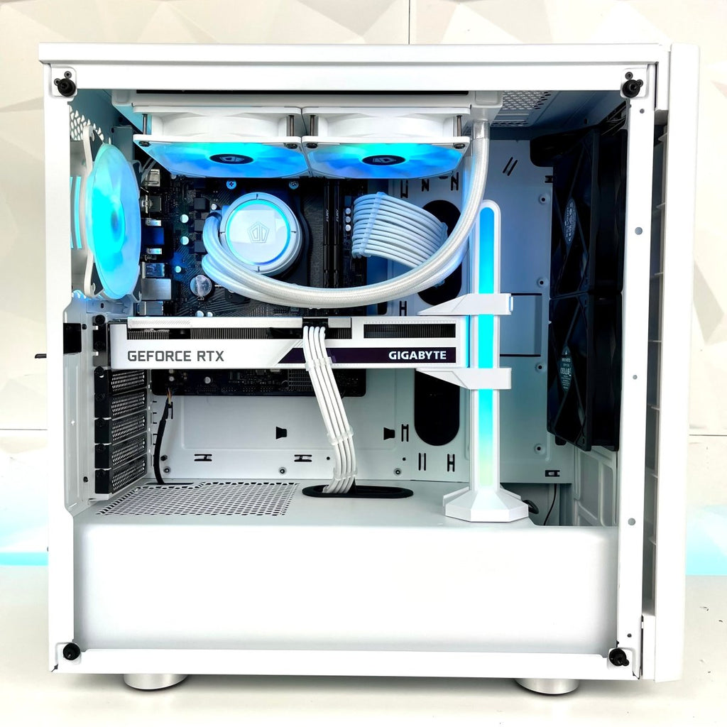 I Gaming Computer | Ryzen 5 5600 | RTX 4060/4060 Ti Ultra OC | Arctic White - Nectostry