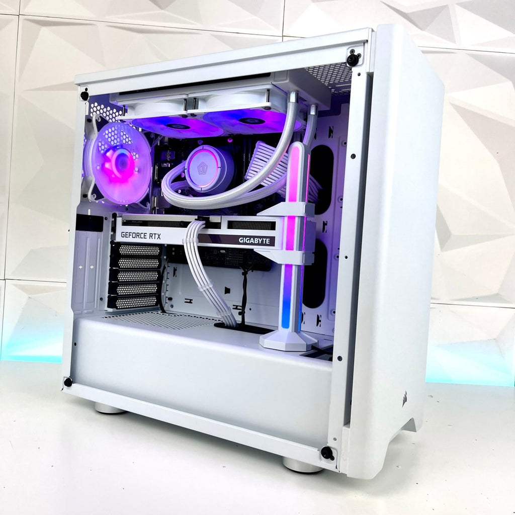 I Gaming Computer | Ryzen 5 5600 | RTX 4060/4060 Ti Ultra OC | Arctic White - Nectostry