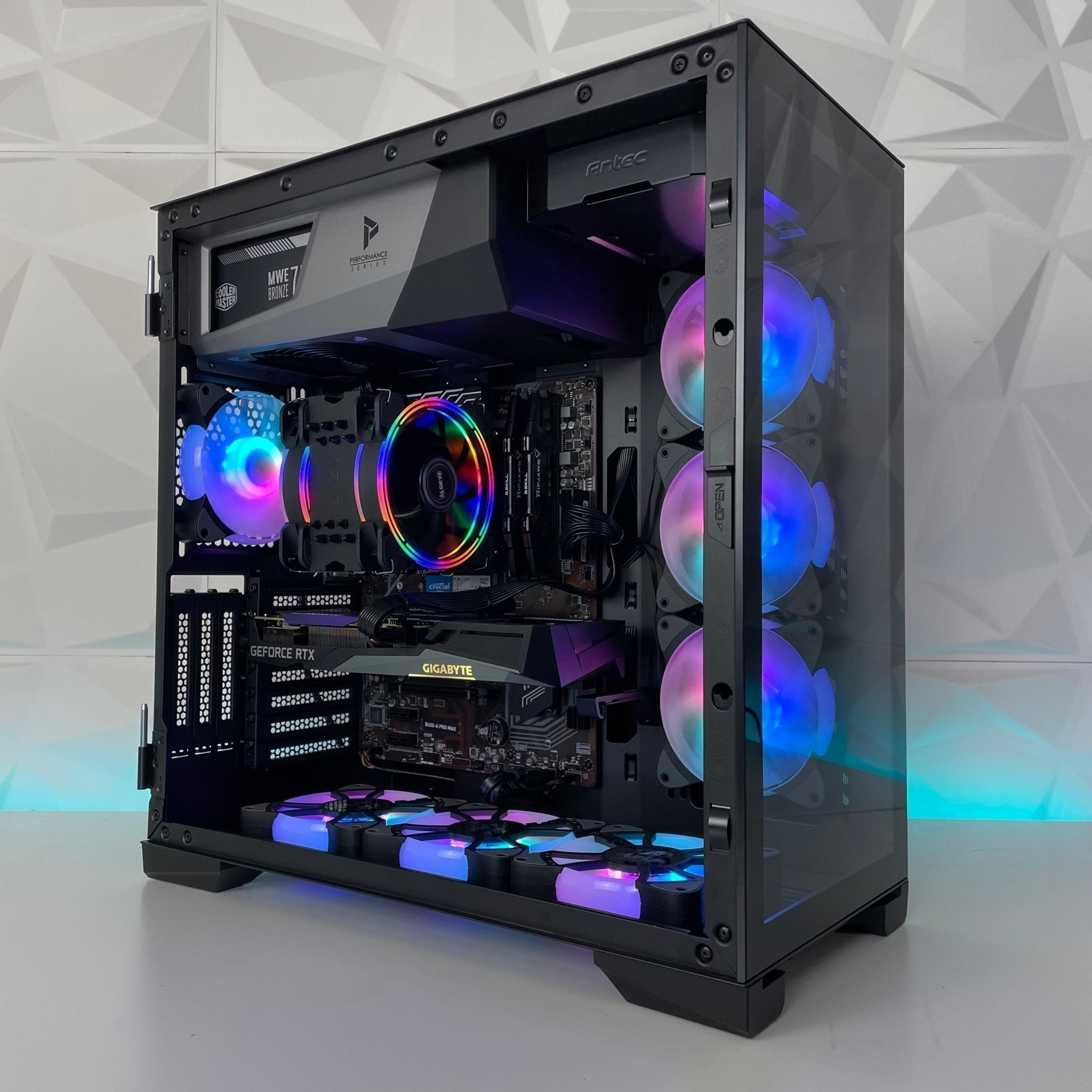 IGaming RTX 4060 Ti/ RTX 4070S | Intel 12th Gen 12600KF | P120 Black - Nectostry