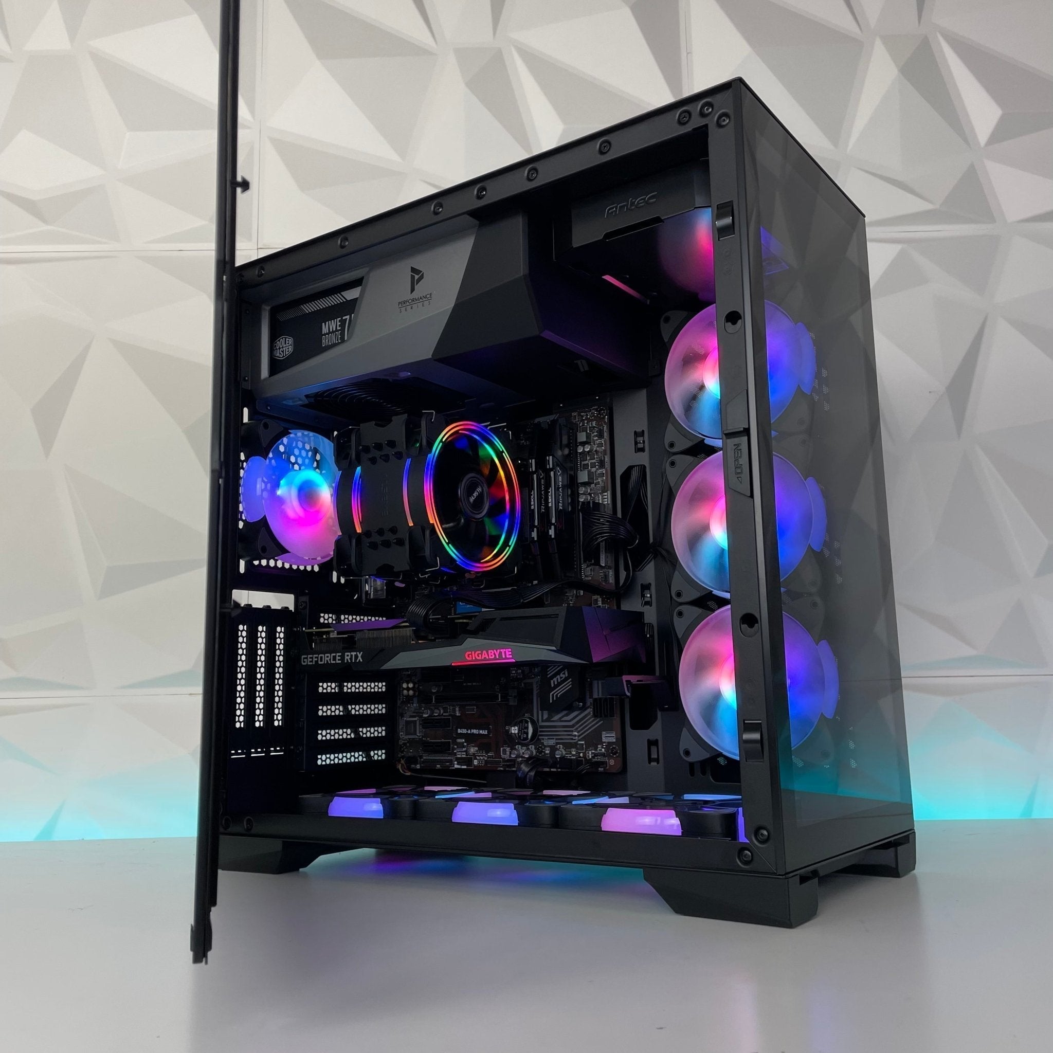 IGaming RTX 4060 Ti/ RTX 4070S | Intel 12th Gen 12600KF | P120 Black - Nectostry