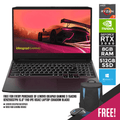 LENOVO IDEAPAD GAMING 3 15ACH6 82K20037PH 165HZ LAPTOP (SHADOW BLACK) | 15.6" FHD | RYZEN 7 5800H | 8GB DDR4 | 512GB SSD | RTX3060 | WIN11 + M100 RGB GAMING MOUSE + LENOVO IDEAPAD BACKPACK - Nectostry