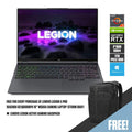 Lenovo Legion 5 Pro 16ACH6H 82JQ00R8PH Gaming Laptop (Storm Grey) | 16” WQXGA | Ryzen 7 5800H | 2x 8GB RAM DDR4 | 1TB SSD | RTX 3060 | Windows 11 Home | Lenovo Legion Active Gaming Backpack (GX41C86982) - Nectostry