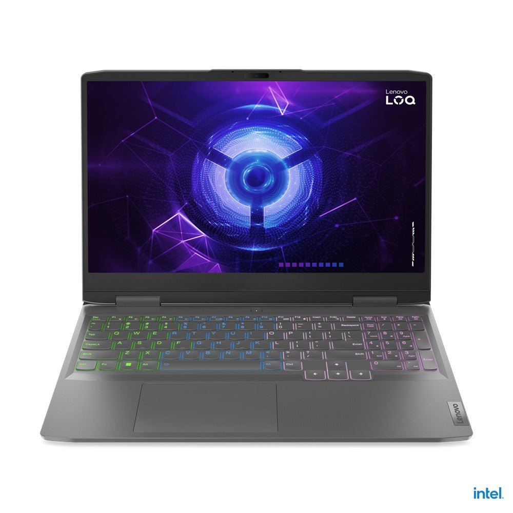 Lenovo LOQ 15IRH8 82XV001CPH Gaming Laptop (Storm Grey) | 15.6" WQHD (2560 x 1440) | i7 13620H | 8GB RAM | 512GB SSD | RTX 4060 | Windows 11 Home | MS Office H&S 2021 | Lenovo LOQ M100 RGB Mouse | Ideapad Gaming Backpack - Nectostry