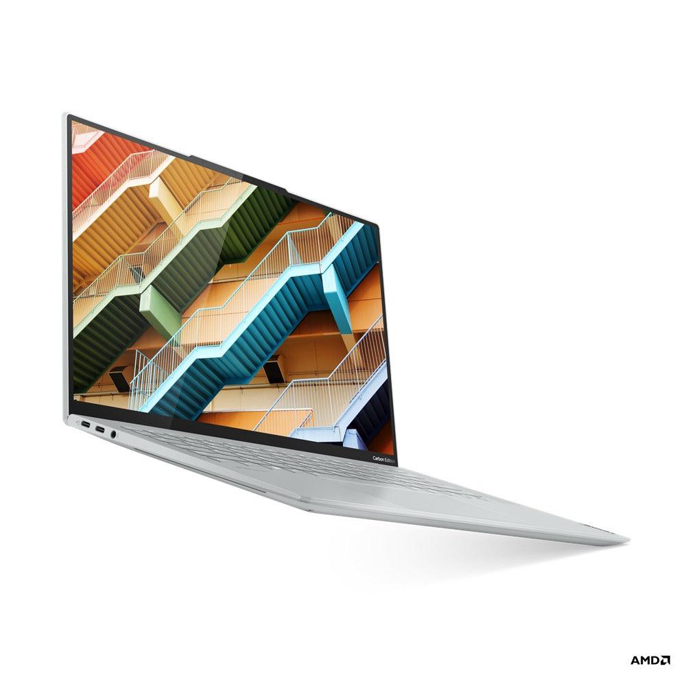 Lenovo Yoga Slim 7 Carbon 14ACN6 82L0003DPH Laptop (Cloud Grey) | 14” 2.8K Oled | Ryzen 5 5600U | 16 GB DDR4 | 512 GB SSD | MX450 | Windows 11 Home | MS Office Home & Student 2021 + Lenovo Casual Backpack B210 - Nectostry